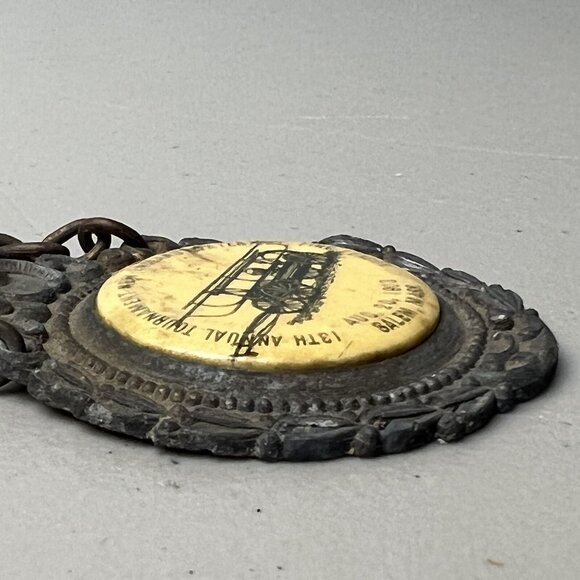 Antique Fire Badges | Collectors Weekly Antique 1903 New England Fire League 13th Annual Tournament Committee Pin Badge